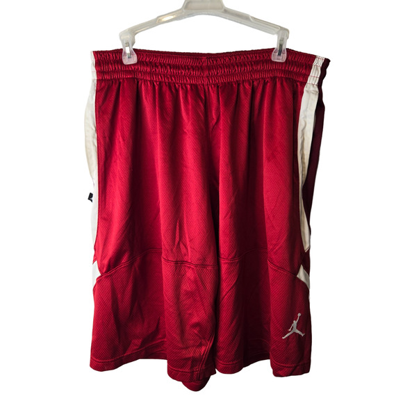 Jordan Other - Air Jordan Jumpman Red Elastic Waist Performance Men's Basketball Shorts XL